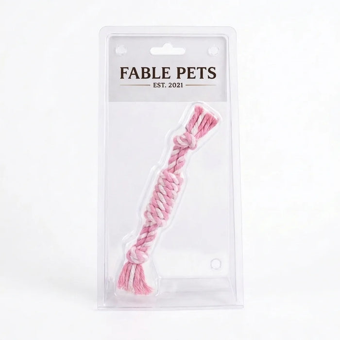 Fable Pets 40cm Fleece Rope Dog Toy